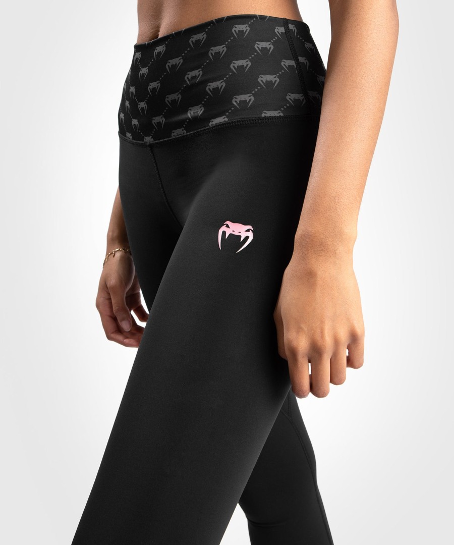 venum monogram leggings - sortpink guld
