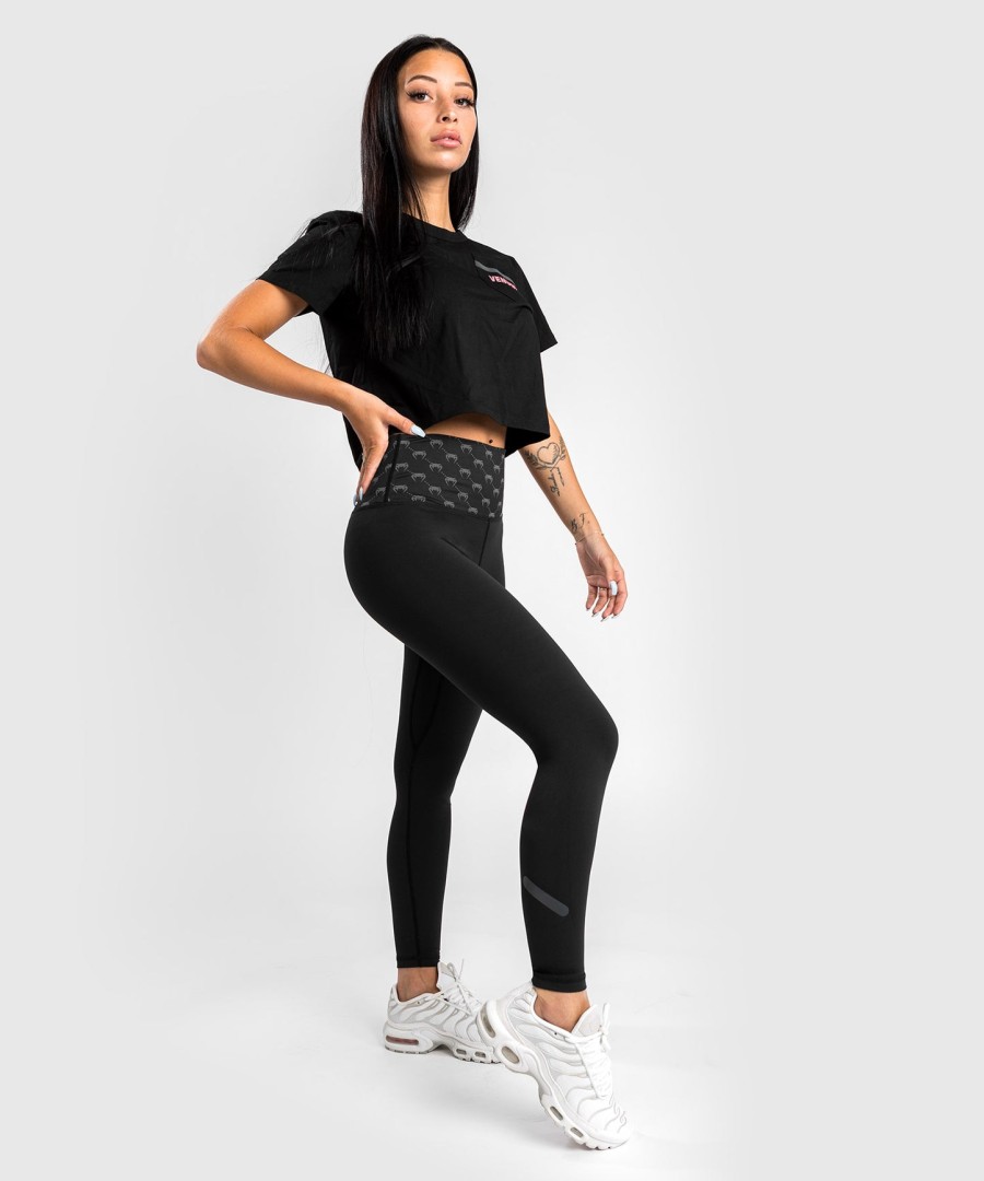 venum monogram 78 leggings - sortpink guld