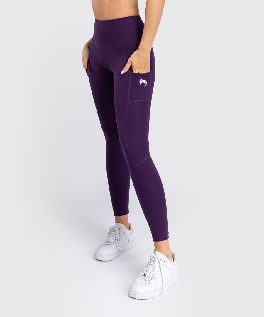 venum essential kvinder performance leggings - dyb lilla