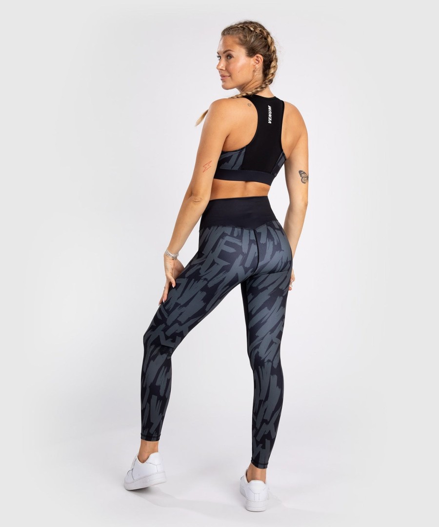 venum graffiti dame lange leggings - urban charcoal