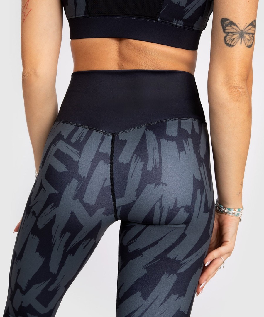 venum graffiti dame lange leggings - urban charcoal