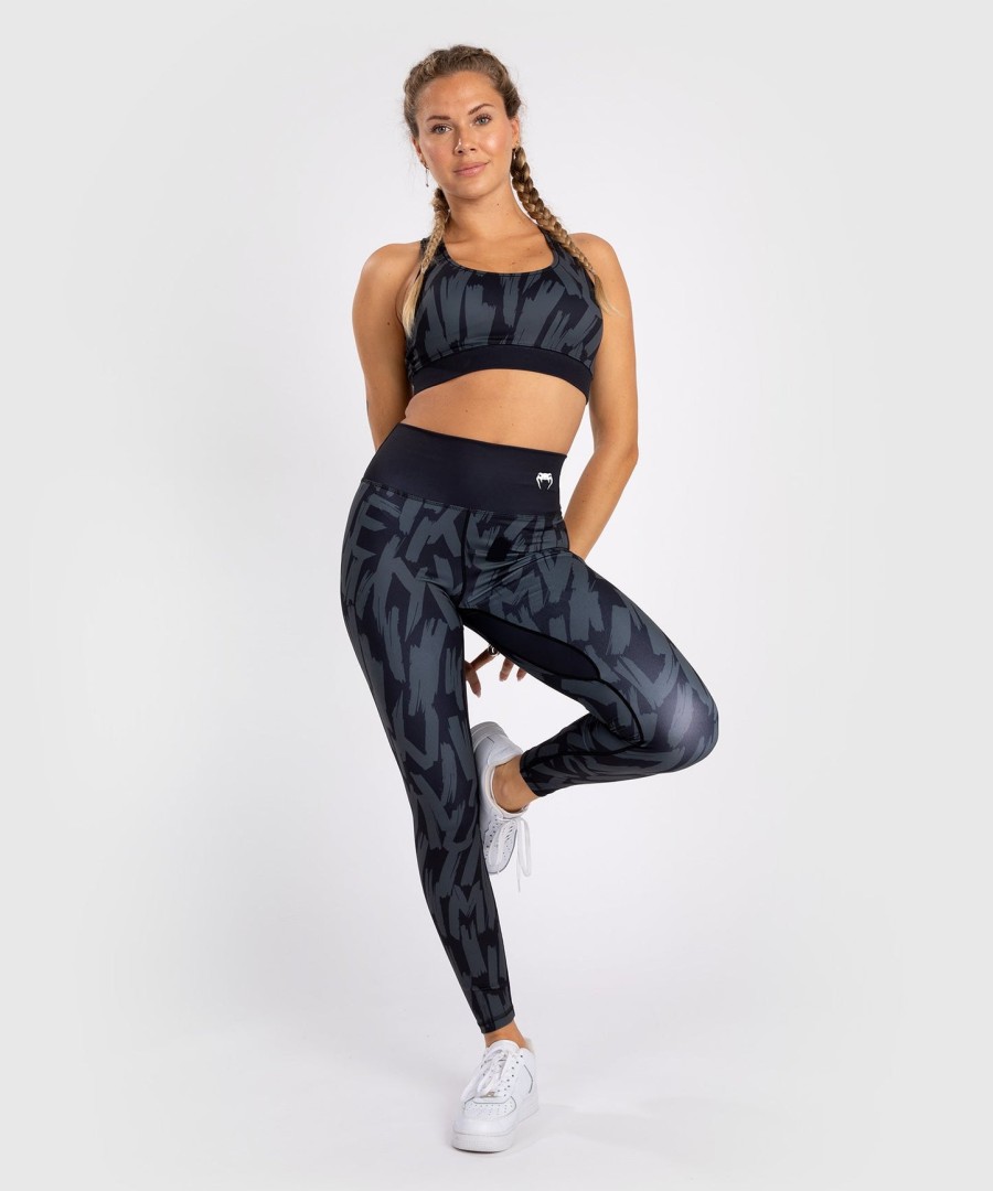 venum graffiti dame lange leggings - urban charcoal