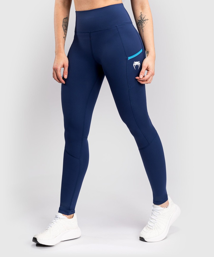 venum x top rank original dame lange leggings - marineblå