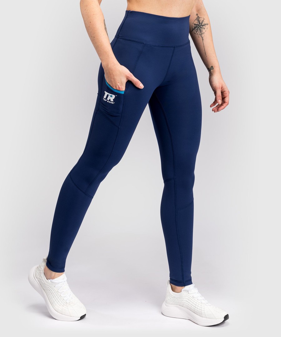 venum x top rank original dame lange leggings - marineblå