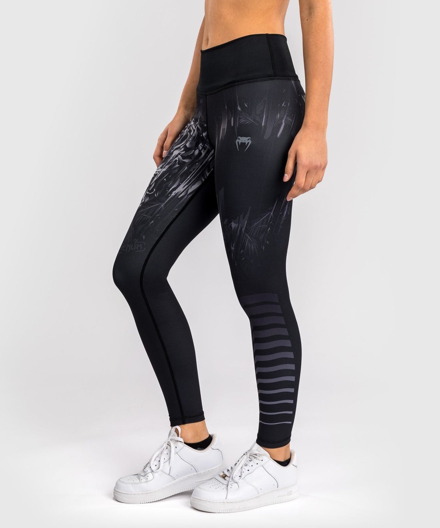 venum tiger dameleggings - sortsølv