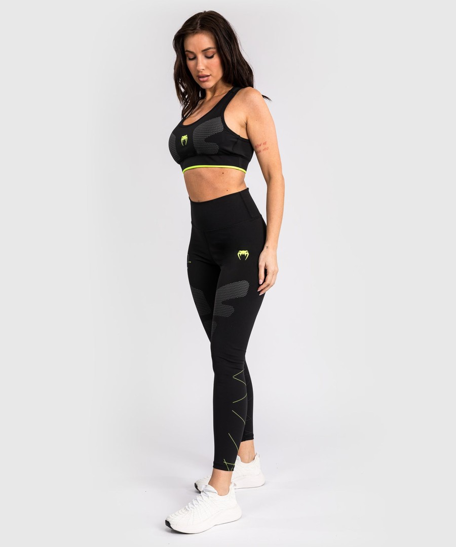 venum training camp 4.0 leggings - sortneongrøn