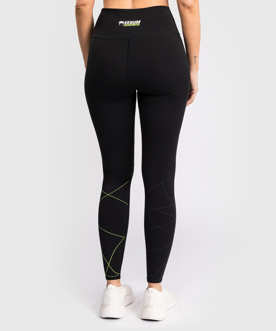 venum training camp 4.0 leggings - sortneongrøn