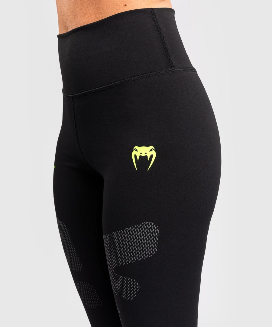 venum training camp 4.0 leggings - sortneongrøn