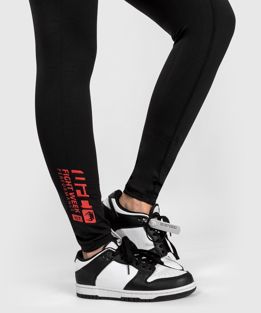 ufc adrenaline af venum fight week dame performance tights - sort