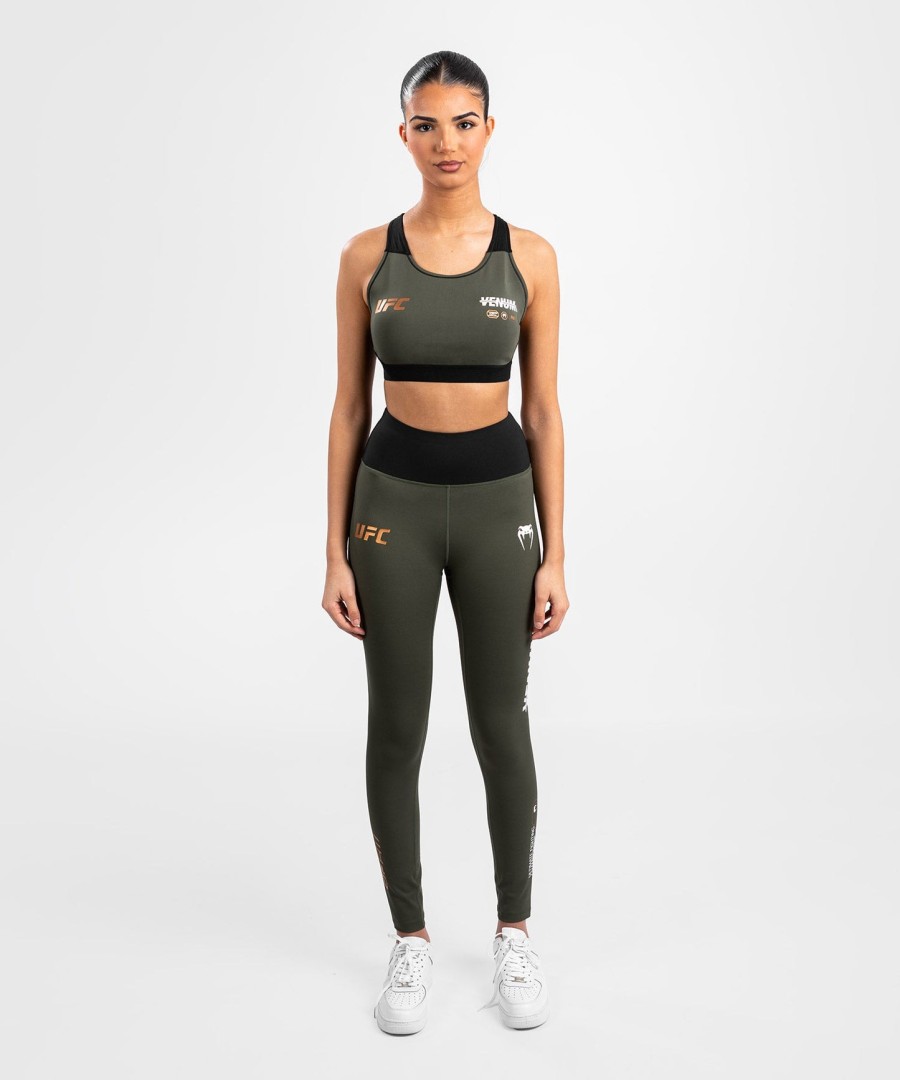 ufc adrenaline by venum fight week dame performance tight - khakibronze