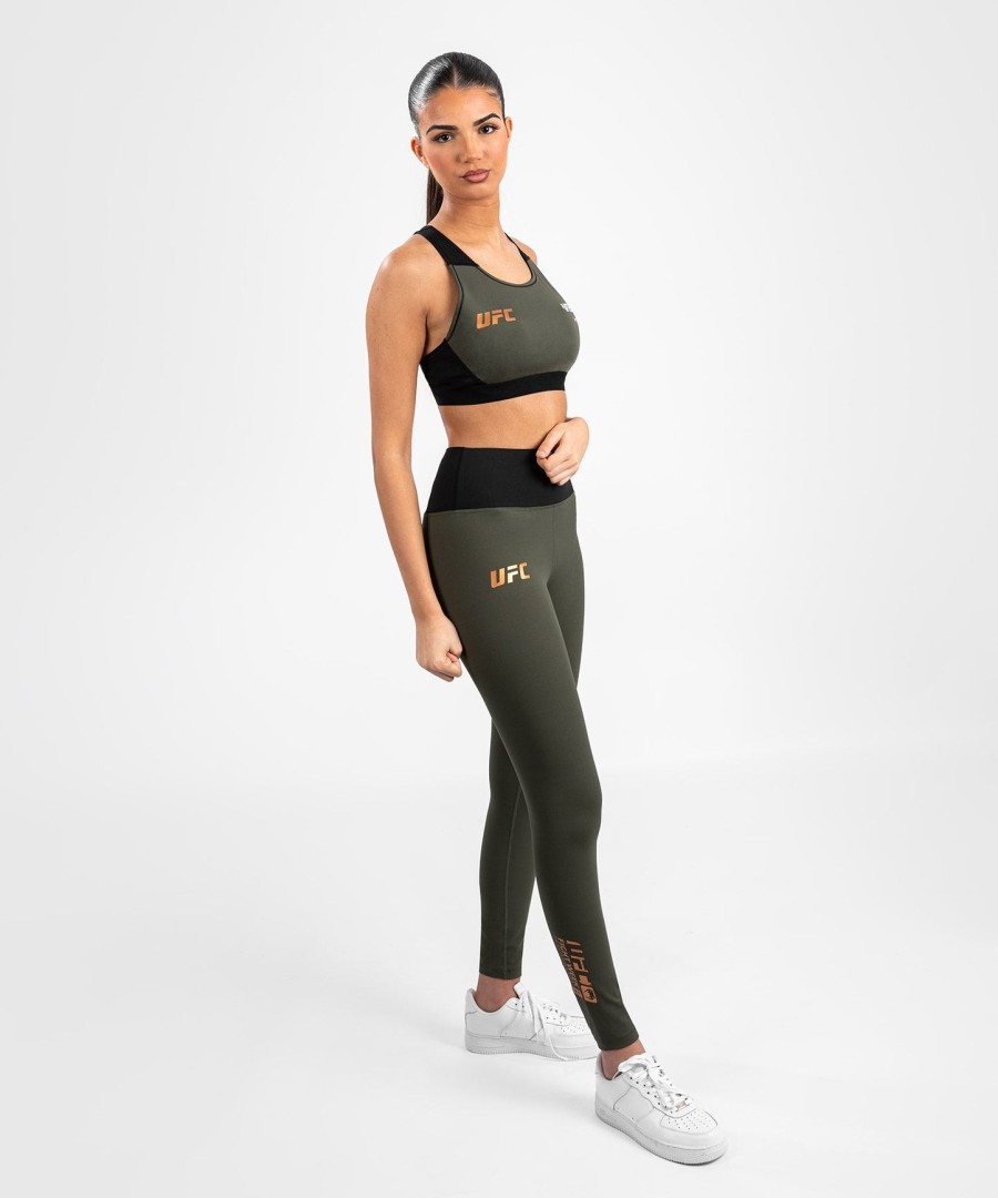 ufc adrenaline by venum fight week dame performance tight - khakibronze