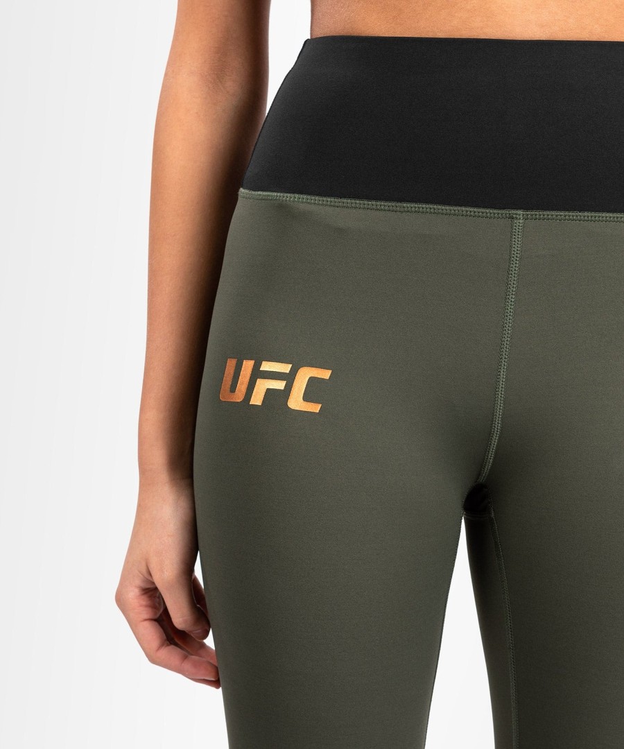 ufc adrenaline by venum fight week dame performance tight - khakibronze