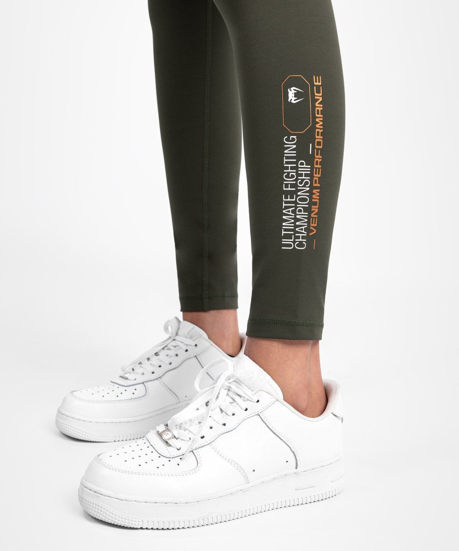 ufc adrenaline by venum fight week dame performance tight - khakibronze