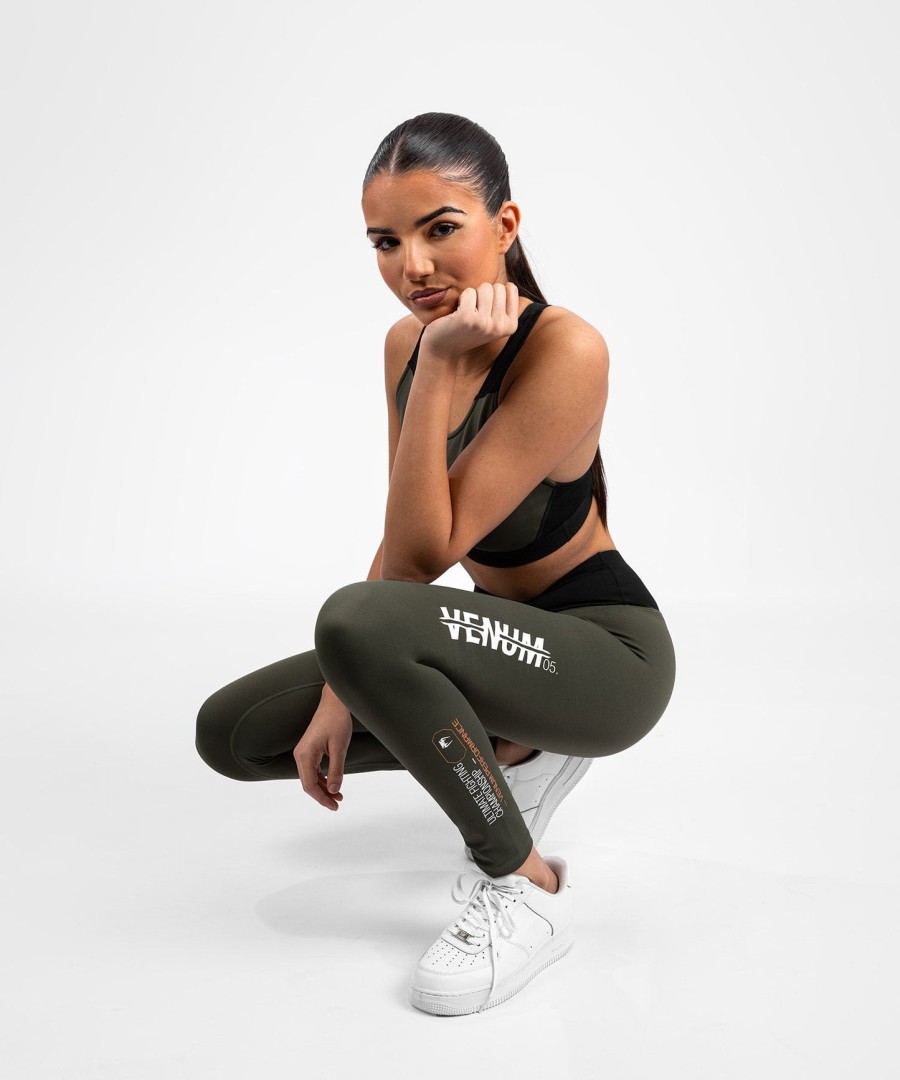 ufc adrenaline by venum fight week dame performance tight - khakibronze