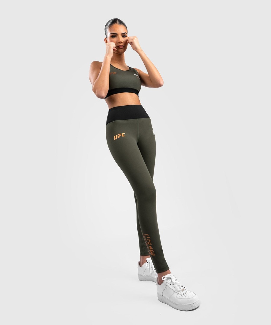 ufc adrenaline by venum fight week dame performance tight - khakibronze