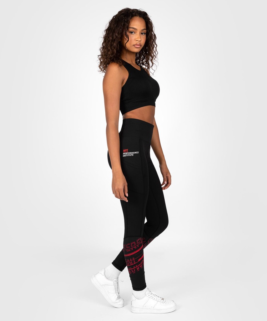 ufc performance institute 2.0 dame performance tights - sortrød