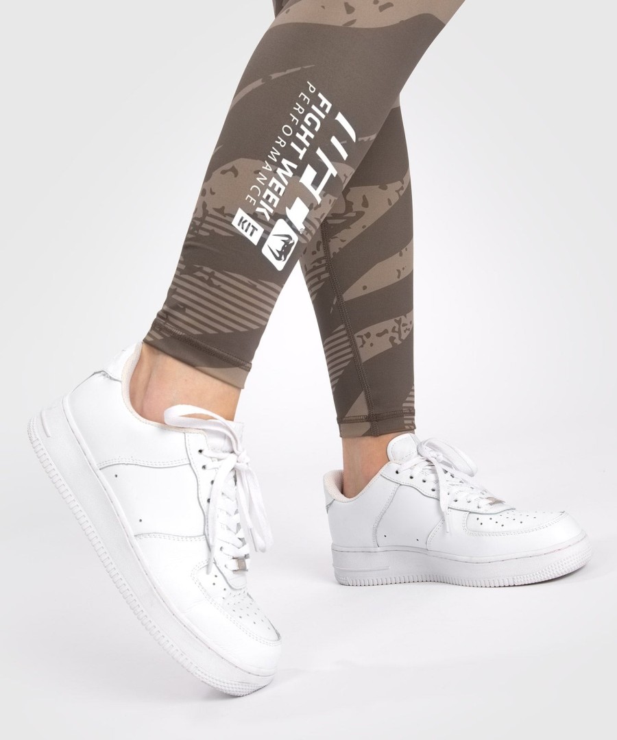 ufc adrenaline by venum fight week dame performance tight - desert camo