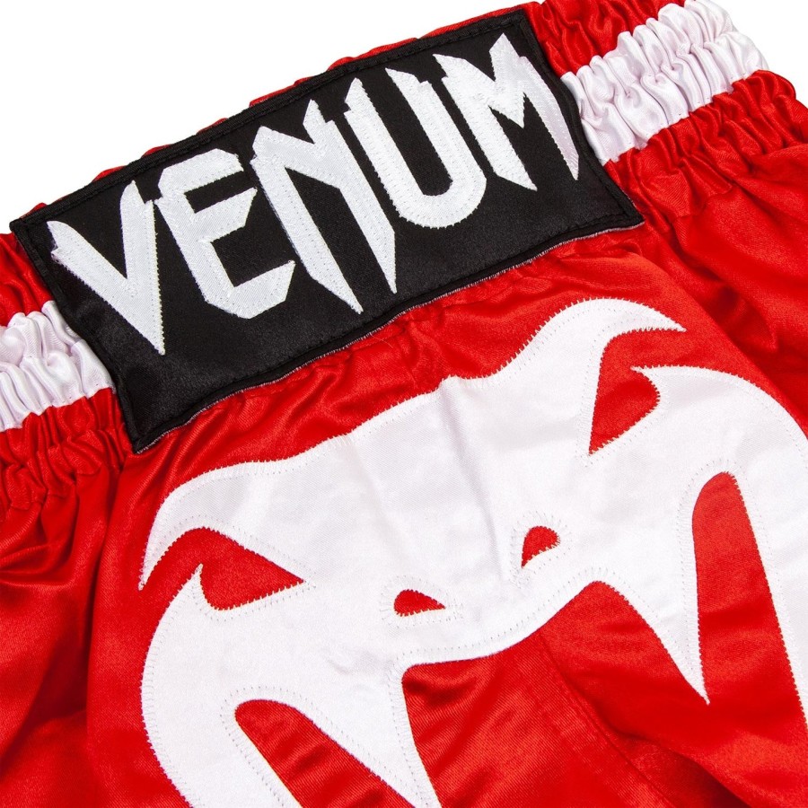 venum bangkok inferno børne muay thai shorts - rødhvid