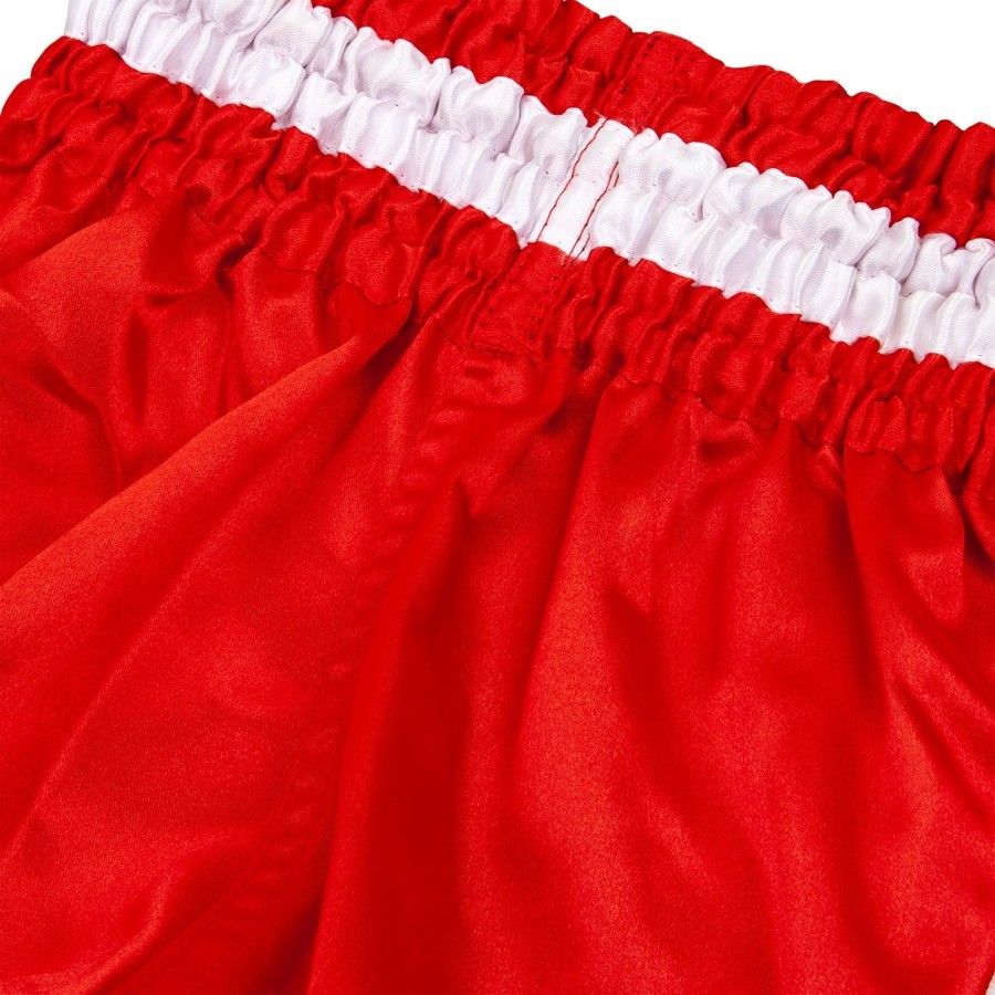 venum bangkok inferno børne muay thai shorts - rødhvid