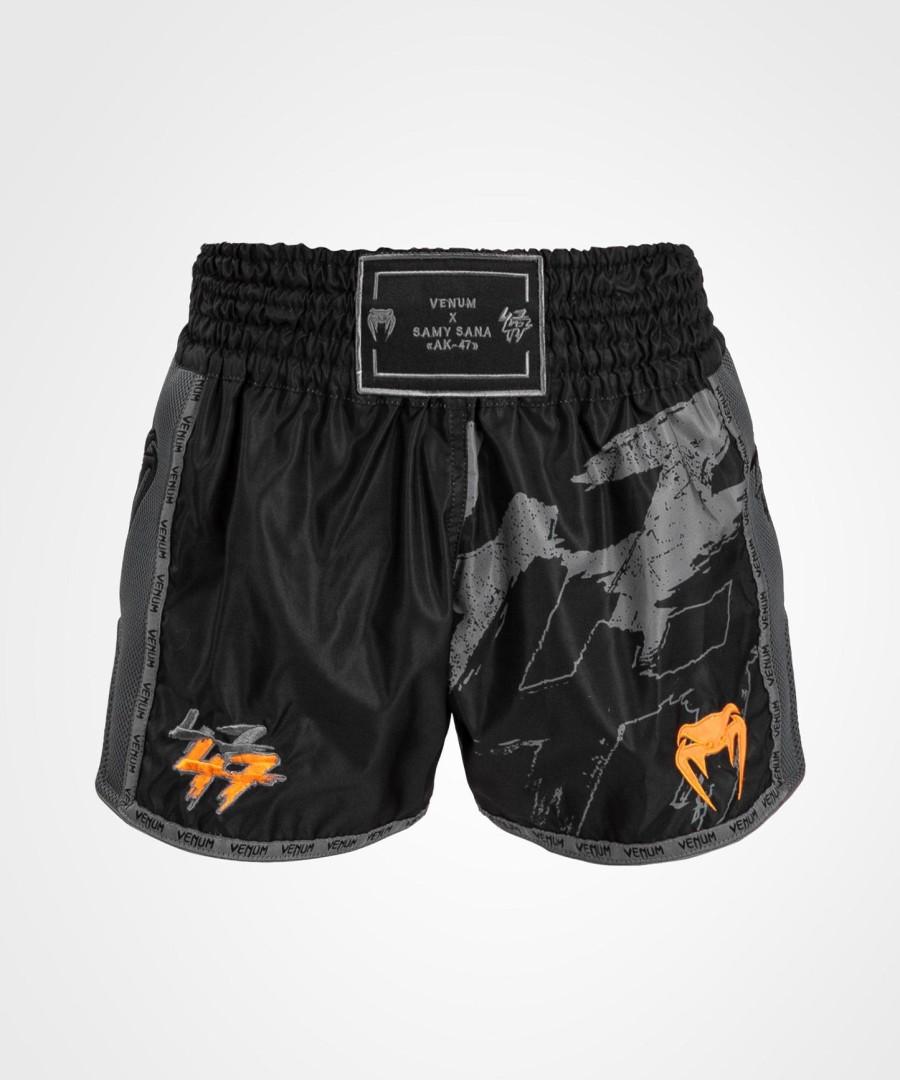 venum s47 muay thaï short - sortorange