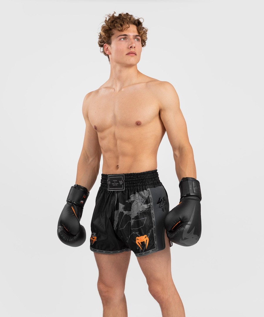 venum s47 muay thaï short - sortorange