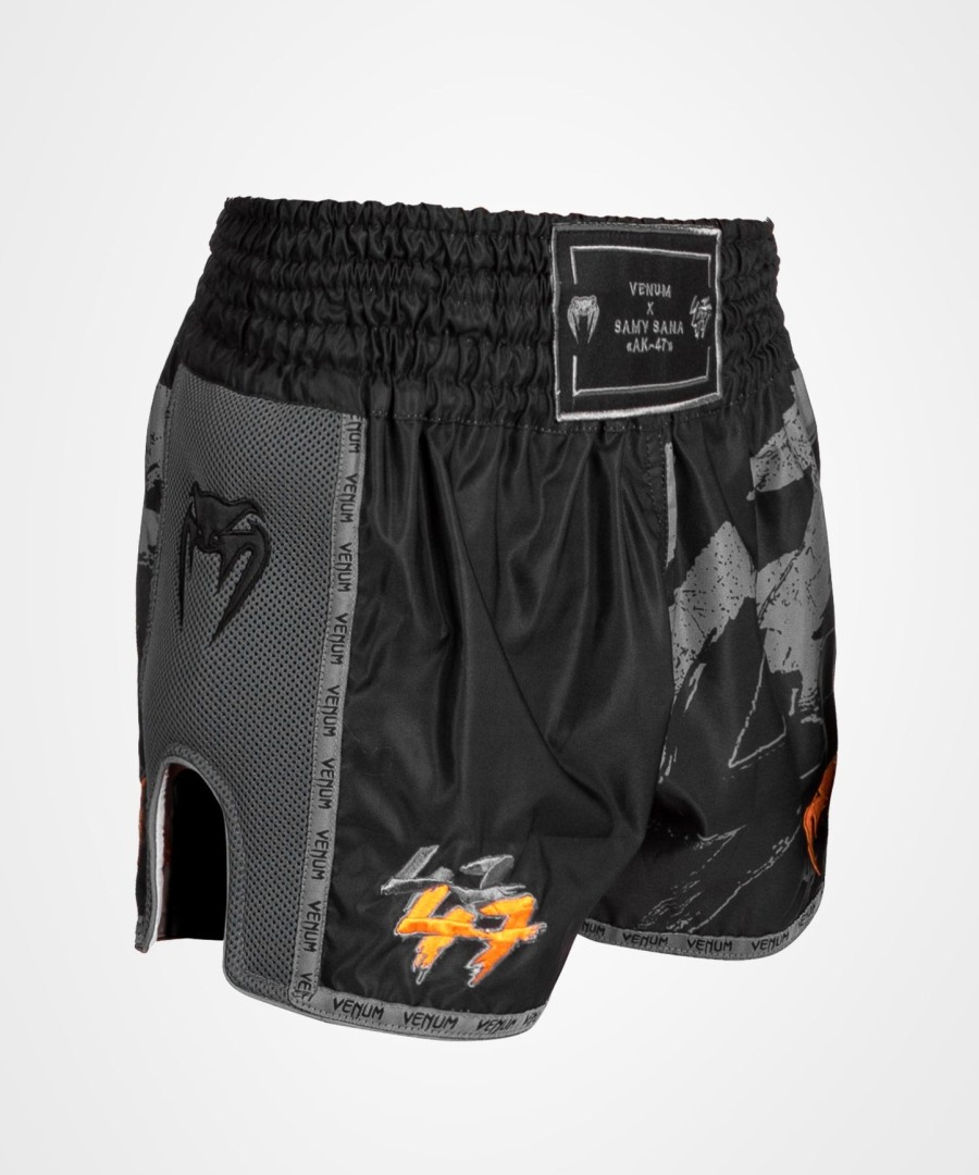 venum s47 muay thaï short - sortorange