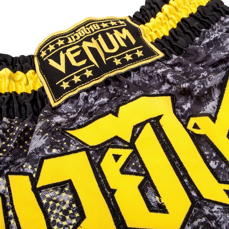 venum tramo muay thai shorts - sortgul
