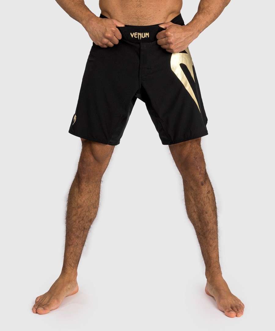 venum light 5.0 kampshorts - sortguld