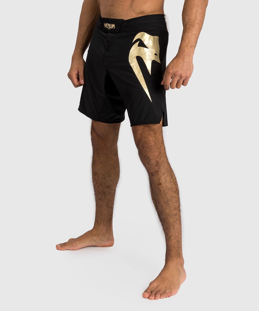 venum light 5.0 kampshorts - sortguld