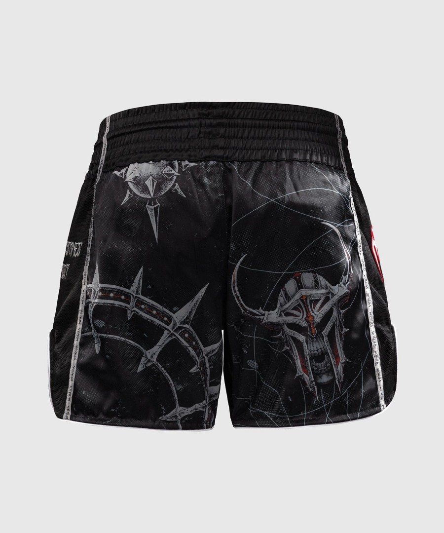 venum gladiator 5.0 muay thai shorts - sortneon orange