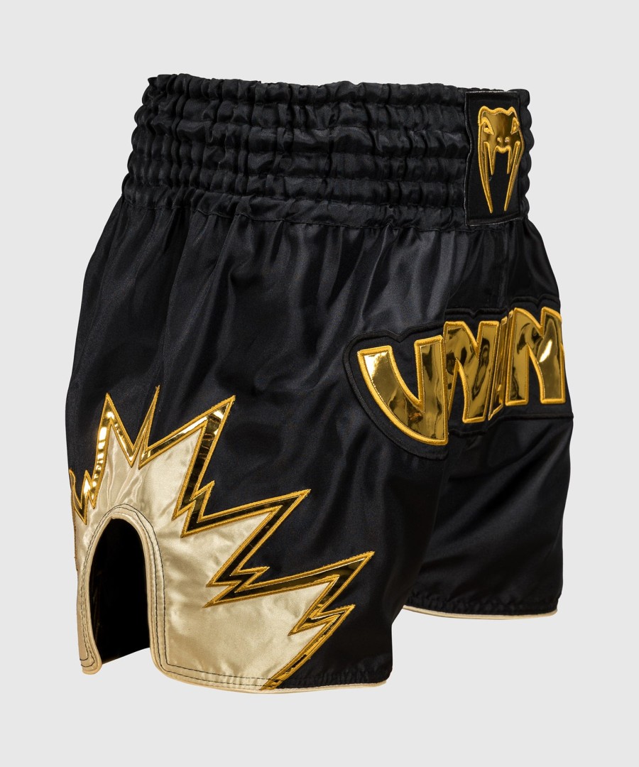 venum inferno muay thai shorts - sortguld