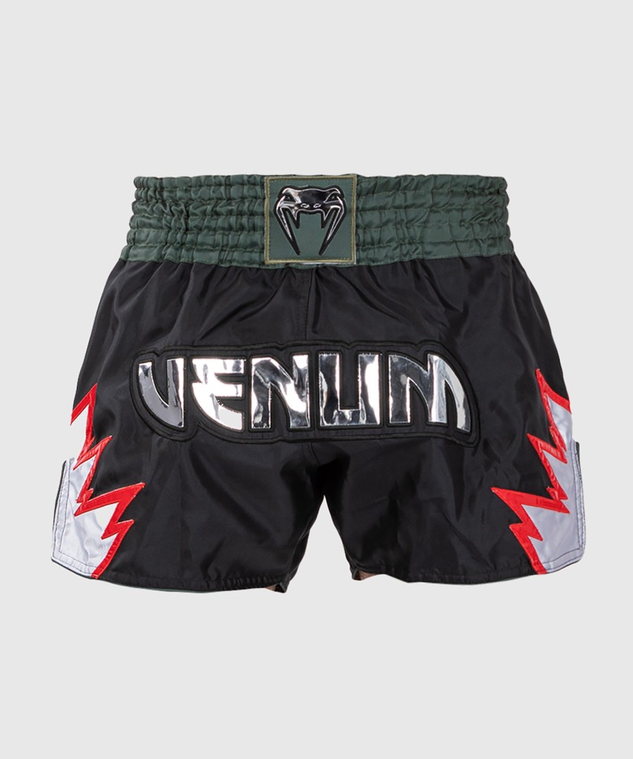 venum inferno muay thai shorts - dyb sortkhaki