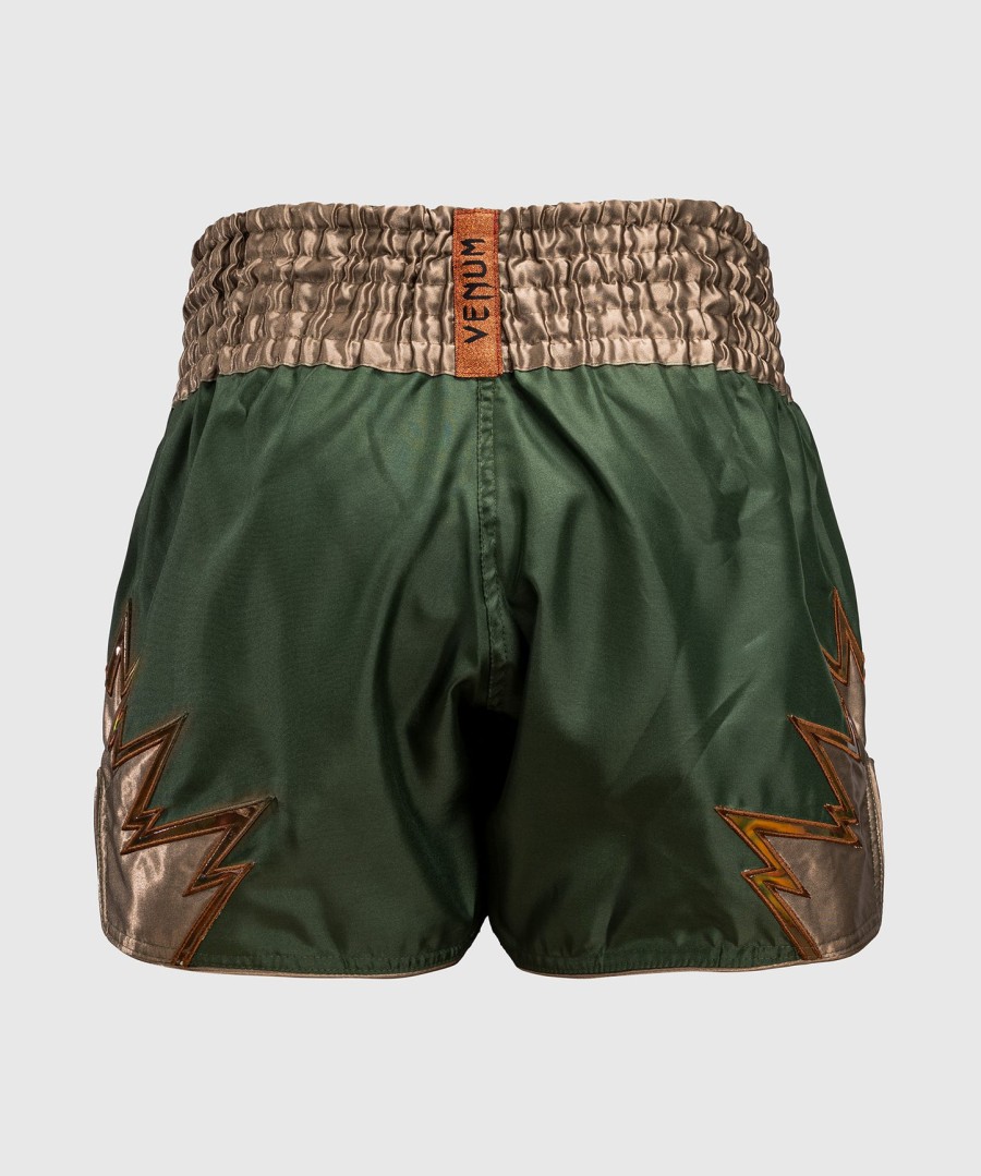 venum inferno muay thai shorts - khakibronze
