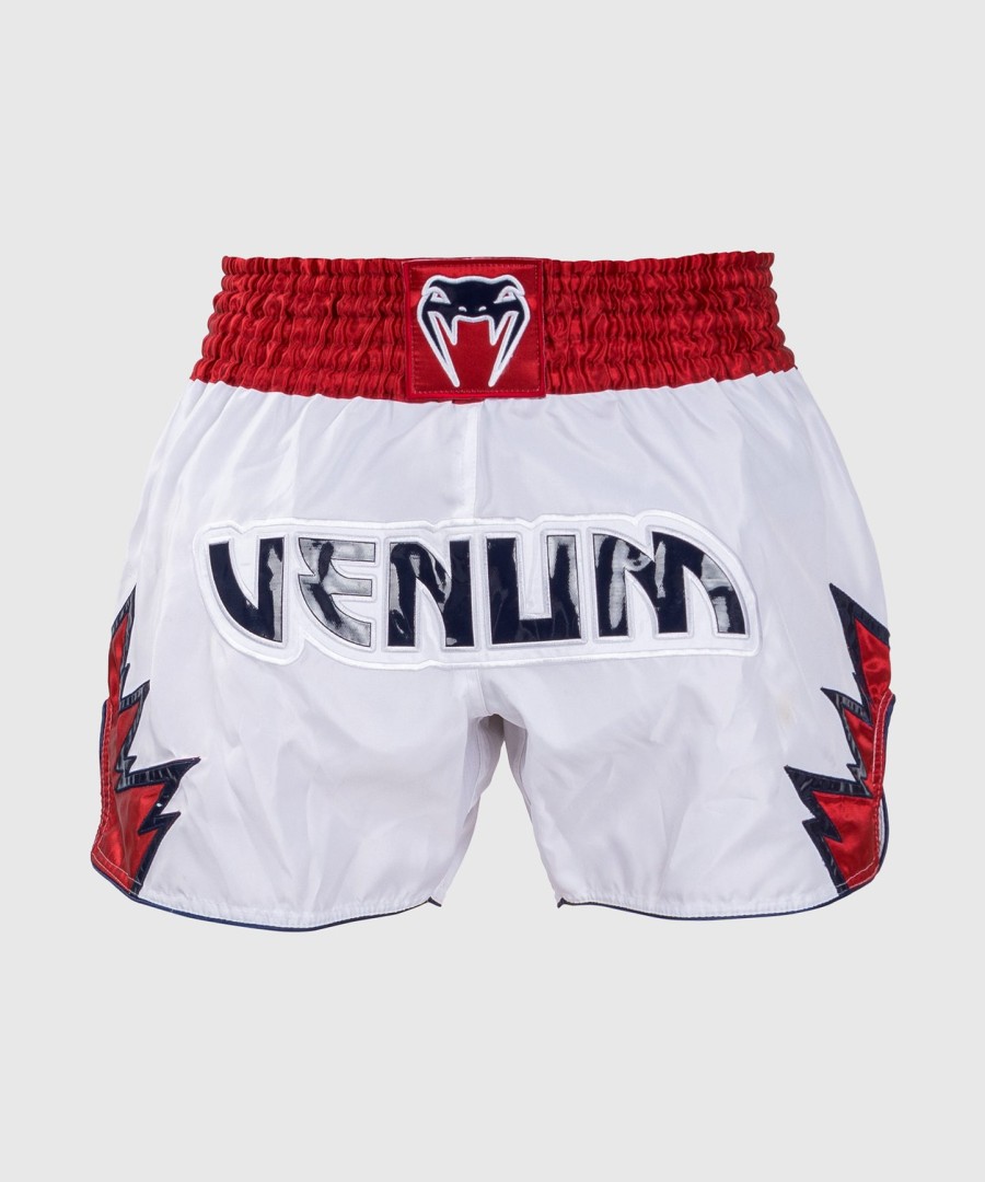 venum inferno muay thai shorts - hvidrød