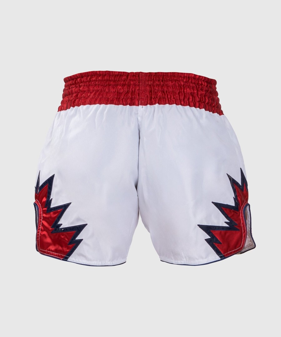 venum inferno muay thai shorts - hvidrød