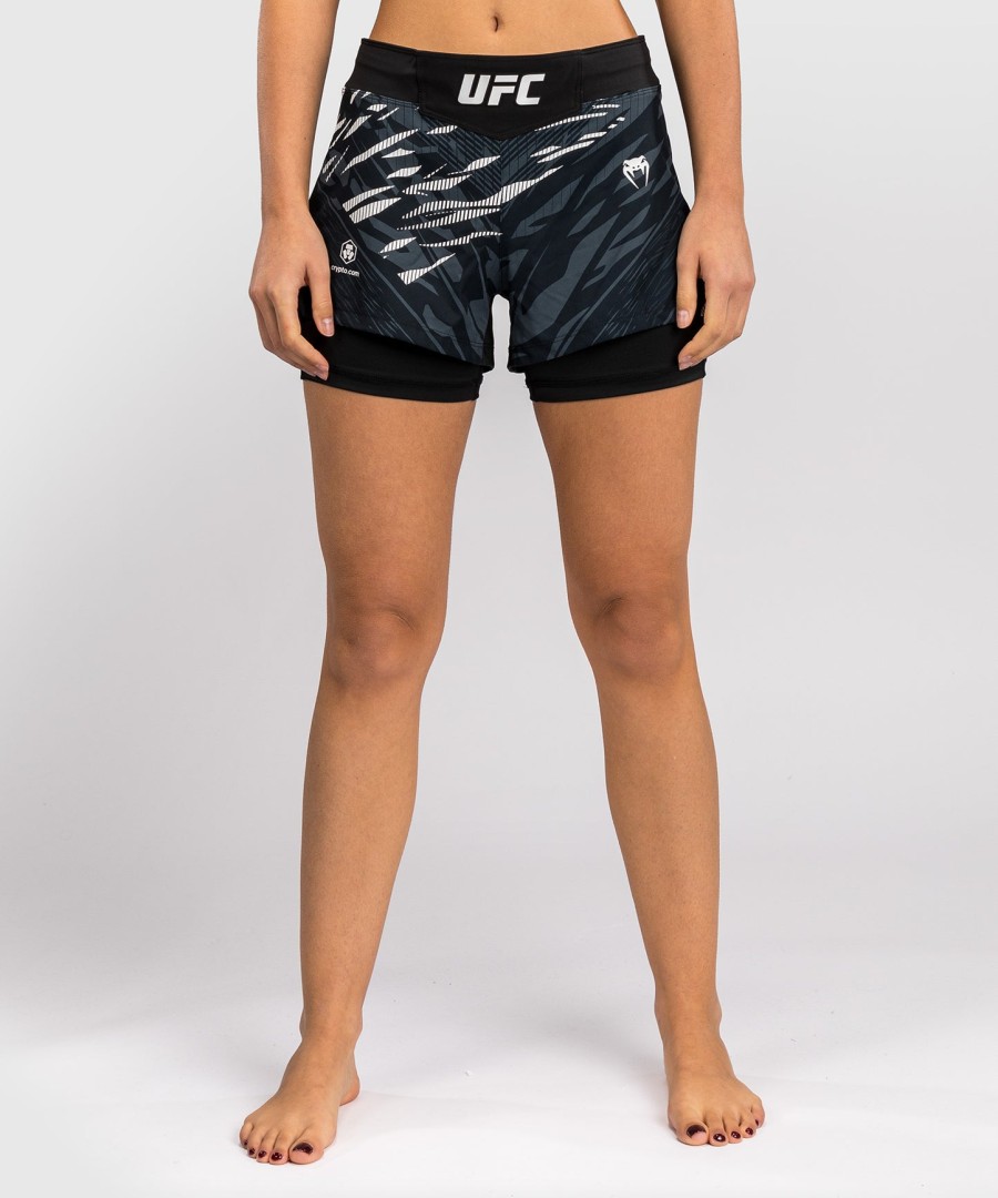 ufc fusion af venum authentic fight night dame kampshorts - sort