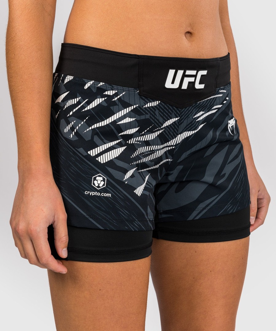 ufc fusion af venum authentic fight night dame kampshorts - sort