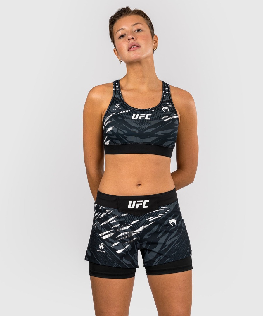 ufc fusion af venum authentic fight night dame kampshorts - sort