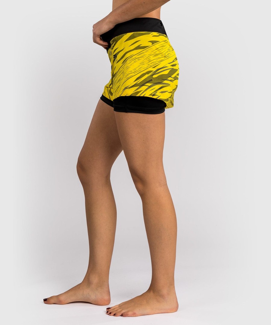 ufc fusion by venum authentic fight night dame kampshorts - gul