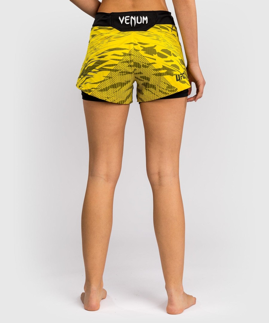 ufc fusion by venum authentic fight night dame kampshorts - gul