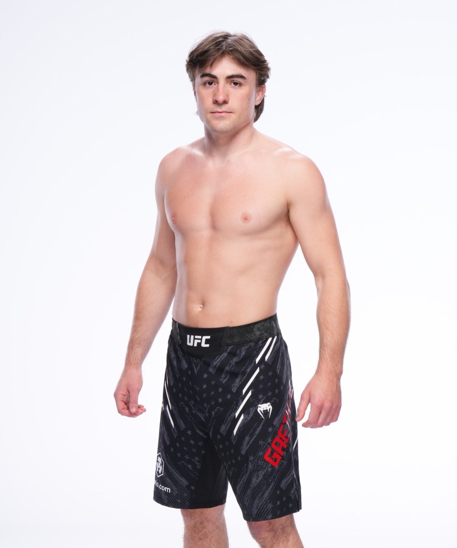 ufc uovertruffen af venum black justin gaethje kampshorts til mænd
