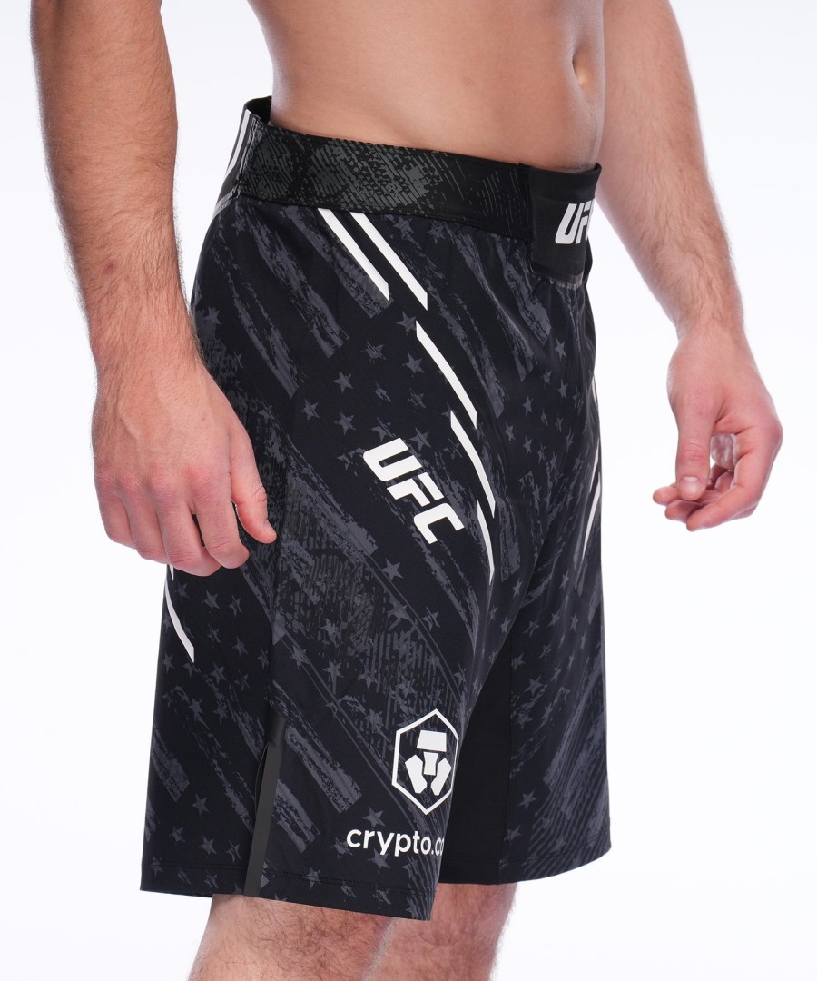 ufc uovertruffen af venum black justin gaethje kampshorts til mænd