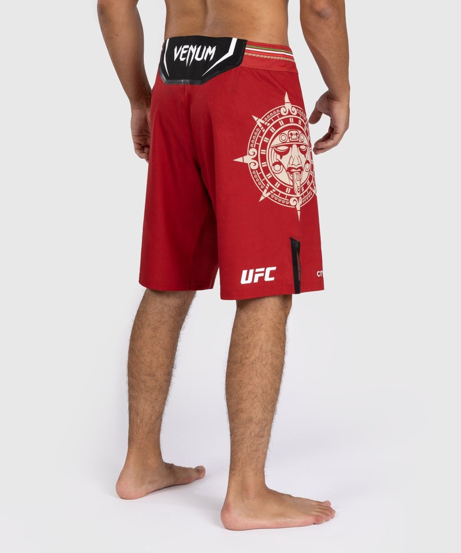 noche ufc by venum authentic fight night herre kampdragt short - lang fit - rød