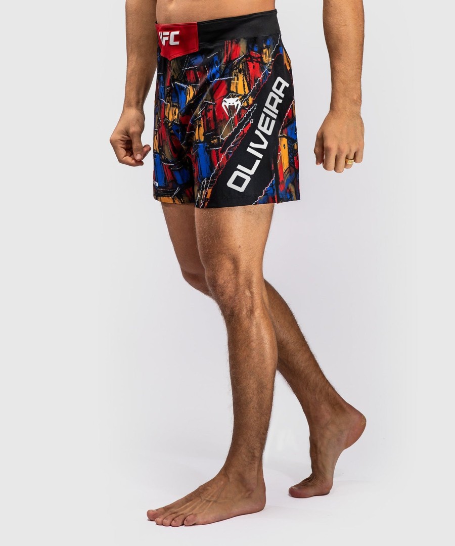 herre ufc uovertruffen af venum røde charles oliveira kampshorts