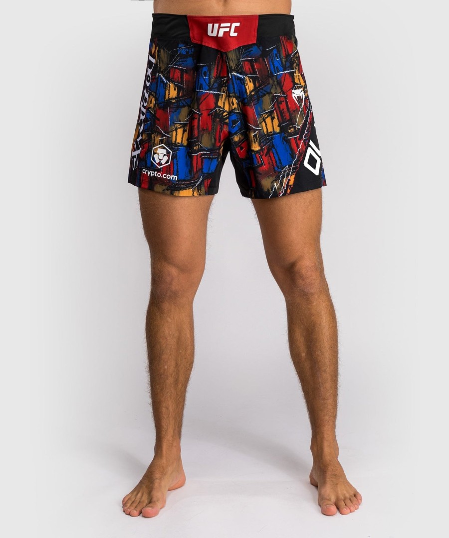 herre ufc uovertruffen af venum røde charles oliveira kampshorts
