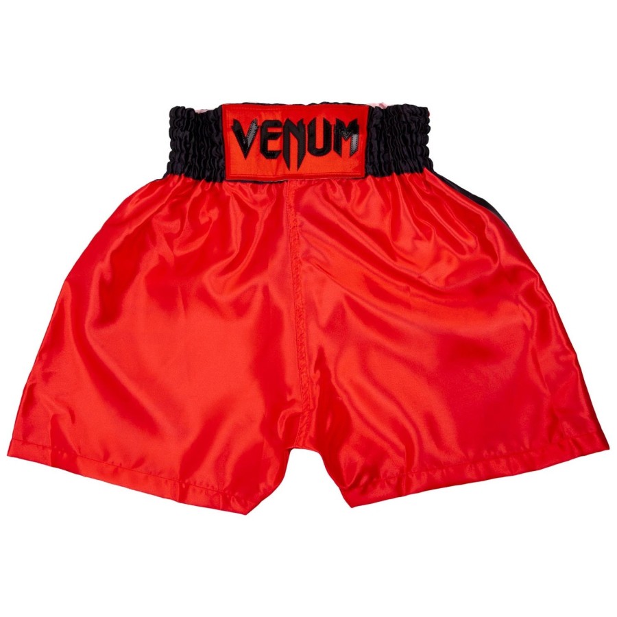 venum elite børne bokseshorts - rødsort