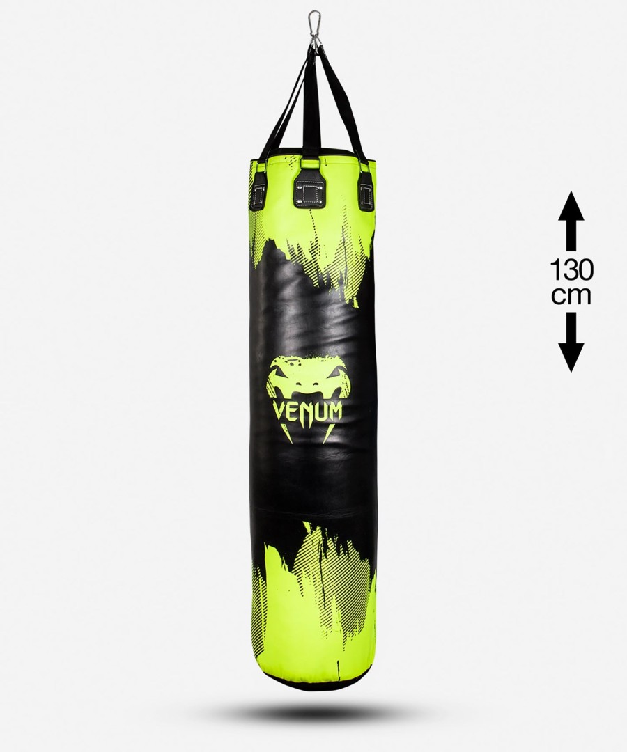 venum hurricane boksesæk - neo gulsort - 130 cm