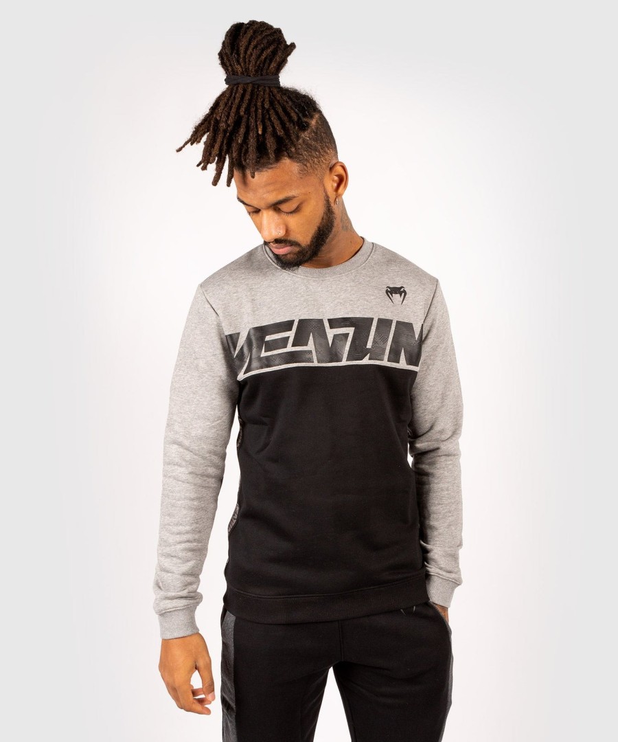 venum connect crew neck sweatshirt - sortlynggrå