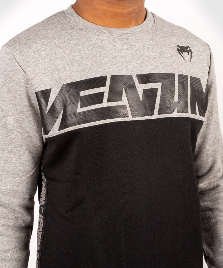 venum connect crew neck sweatshirt - sortlynggrå