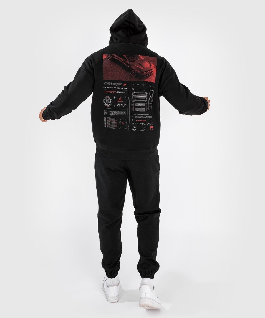 venum x dodge banshee unisex hættetrøje med pulloverprint - sort